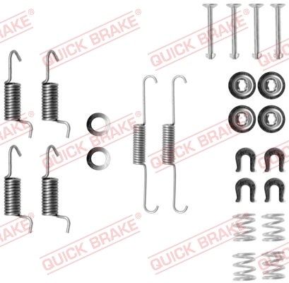 105-0788 quick brake комплект пружинок колодок ручника mitsubishi lancer/galant 1.3-2.5 92- (akebono 105-0788
