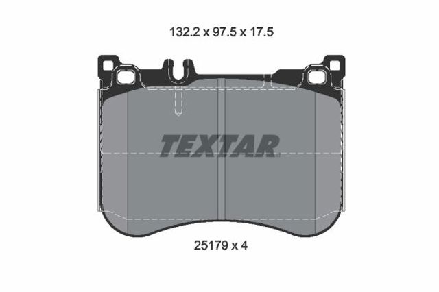 Тормозні колодки 2517903 TEXTAR