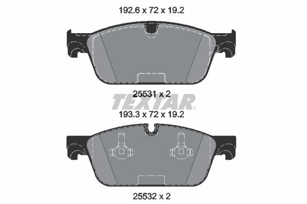Колодки передні Mercedes ML/GLE