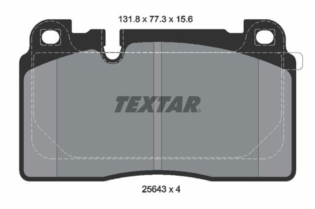 Дискові гальма 2564302 TEXTAR