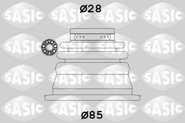 4003451   sasic - пильовик привідного валу SAS4003451
