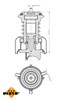 Фланець термостата 725095 NRF