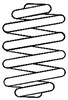 Пружина амортизатора передняя 997598 SACHS