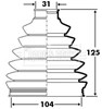 Пильник гранати зовнішній, передній BCB2395 BORG&BECK