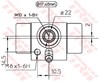 Циліндр гальмівний колісний/робітник, задній BWC107A TRW