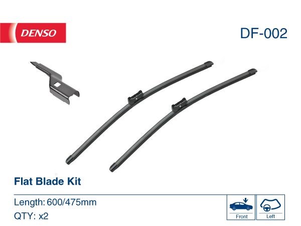 Df-002  denso - комплект склоочисників flat blade kit DF-002