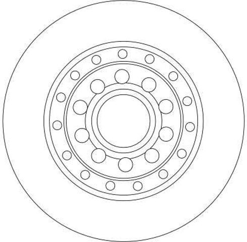 Df4269  trw - гальмівний диск DF4269
