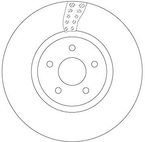 Df6662s  trw - гальмівний диск DF6662S