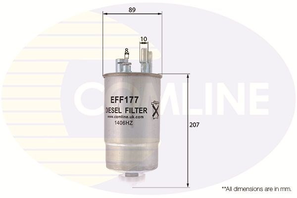 Eff177 comline - фільтр палива ( аналогwf8384/kl566 ) EFF177