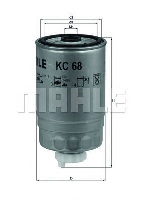 Паливний фільтр KC68