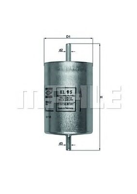 Bosch f5903 h=158mm фільтр паливний renault laguna 1,8/2,0/3,0, safrane 2,0-3,0 KL95