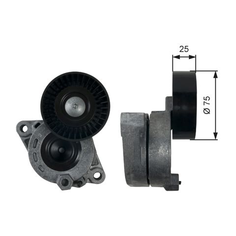 Натяжна планка поліклинового ременя T39169 GATES