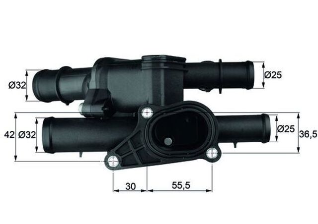 Корпус термостата TM1105 MAHLE