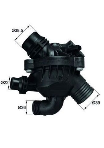 Кришка корпусу термостата TM3097 MAHLE