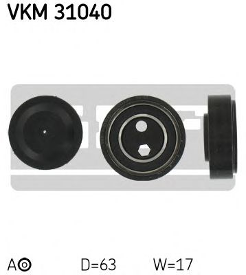 Натяжний ролик VKM31040 SKF