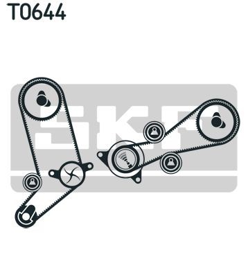 Комплект ГРМ VKMA01270 SKF