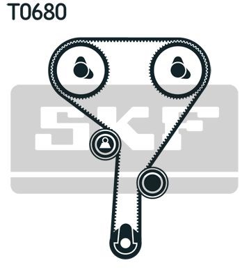Ремни ГРМ VKMA05260 SKF
