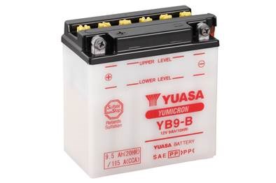 Мото yuasa 12v 9,5ah yumicron battery yb9-b(сухозаряжений) YB9-B