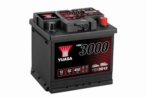Yuasa 12v 52ah smf battery ybx3012 (0)  акція!!! YBX3012