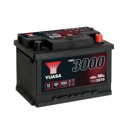 Yuasa 12v 60ah smf battery ybx3075 (0)  акція!!! YBX3075