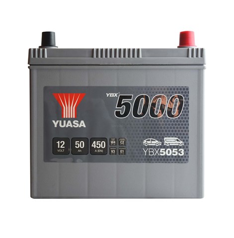 Yuasa 12v 50ah silver high performance battery  japan ybx5053 (0) акція!!! YBX5053