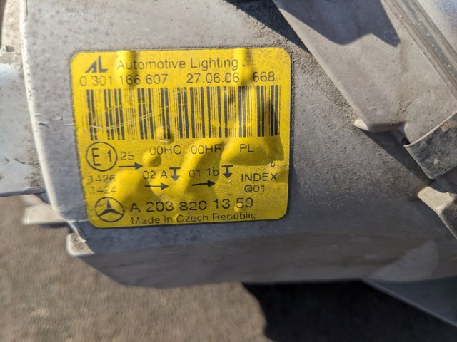Фара ліва передня A2038201359 MERCEDES