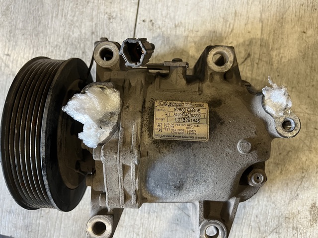 Компресор кліматичної установки 92600EB40E NISSAN