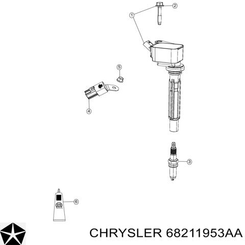 Котушка 68211953AA CHRYSLER