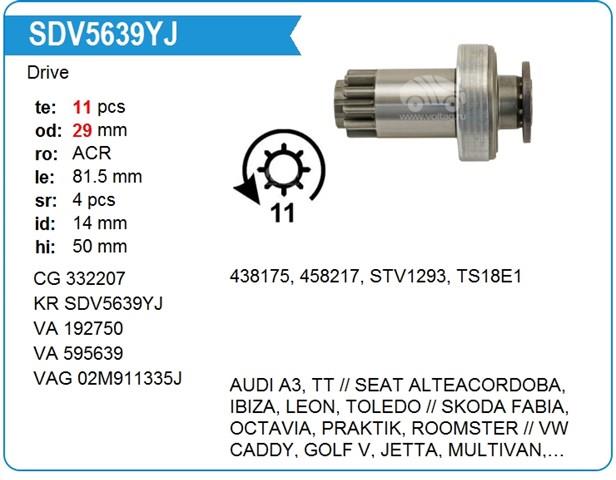 Бендикс стартера SD3072 AS-PL