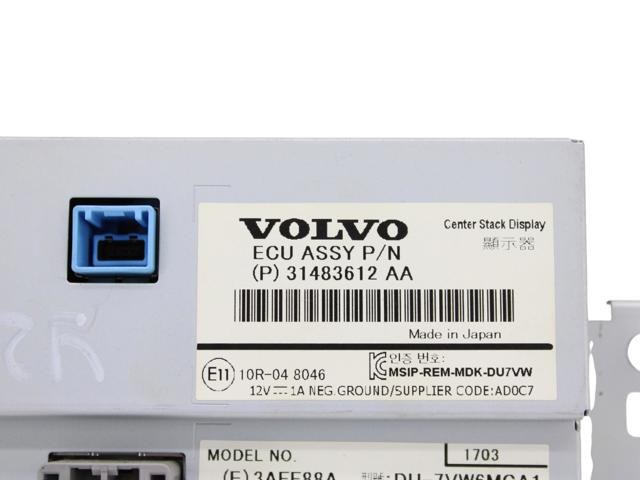 Дисплей багатофункціональний 31483612 VOLVO
