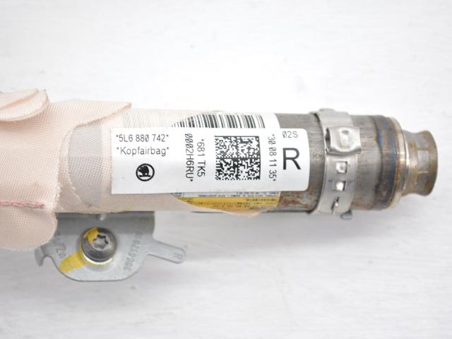 Подушка безпеки, збоку, права, AIRBAG 5L6880742 VAG