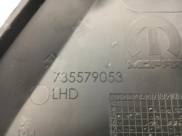 Кришка бічна панелі "торпедо", права 5UW05LXHAA CHRYSLER