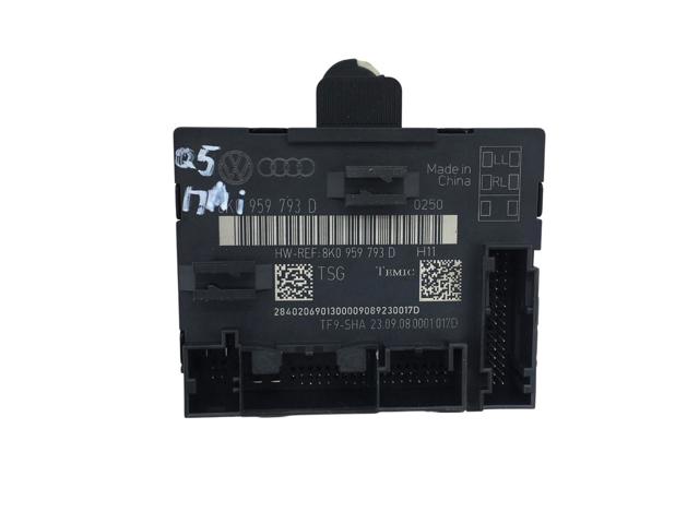 Блок комфорту передніх дверей 8K0959793D VAG