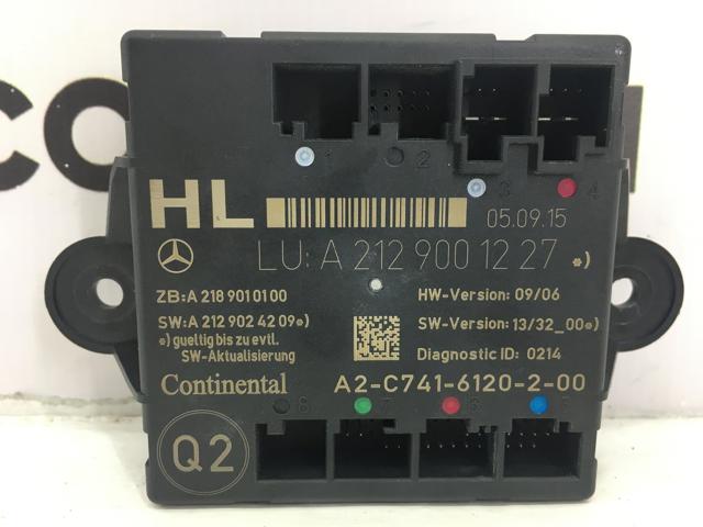 Блок комфорту задніх дверей A2129001227 MERCEDES