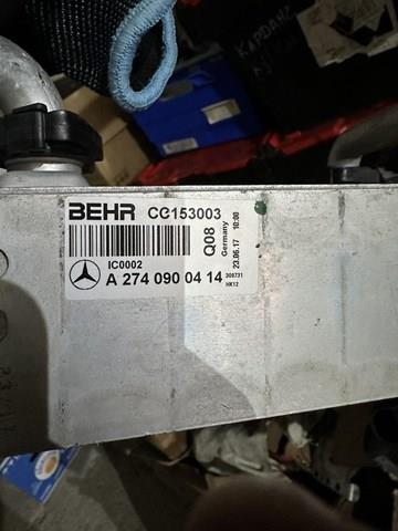 Радіатор интеркуллера A2740900414 MERCEDES