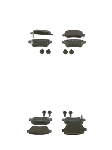 Комплект задніх колодок 0986424646 BOSCH