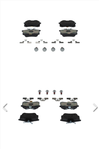 Комплект задніх колодок 0986494596 BOSCH