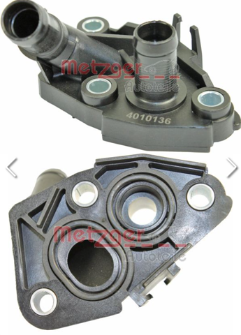 Водяний патрубок 4010136 METZGER