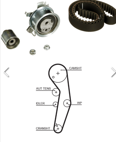 Комплект ГРМ K055569XS GATES