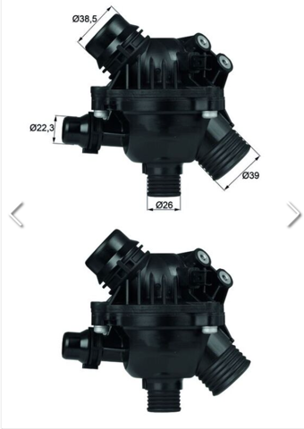 Термостат в зборі TM1497 MAHLE