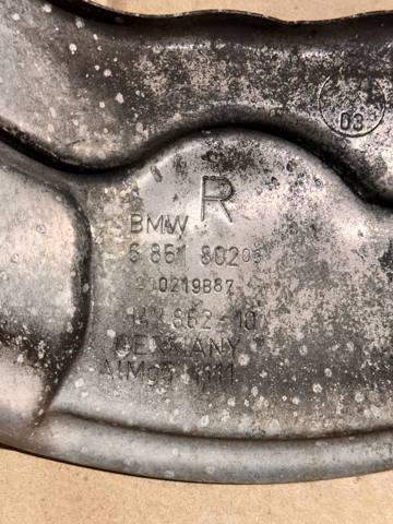 Захист гальмівного диска заднього, правий 34206861802 BMW