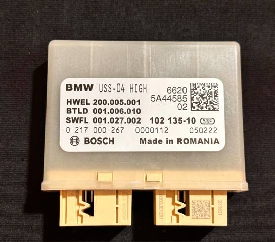 Модуль (блок ЕБУ) управління парктроніком 66205A44585 BMW