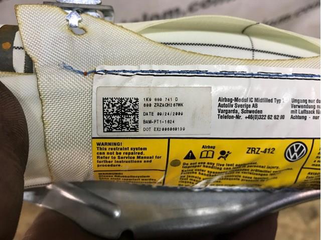 Подушка безпеки, бічна, ліва, AIRBAG 1K0880741D VAG