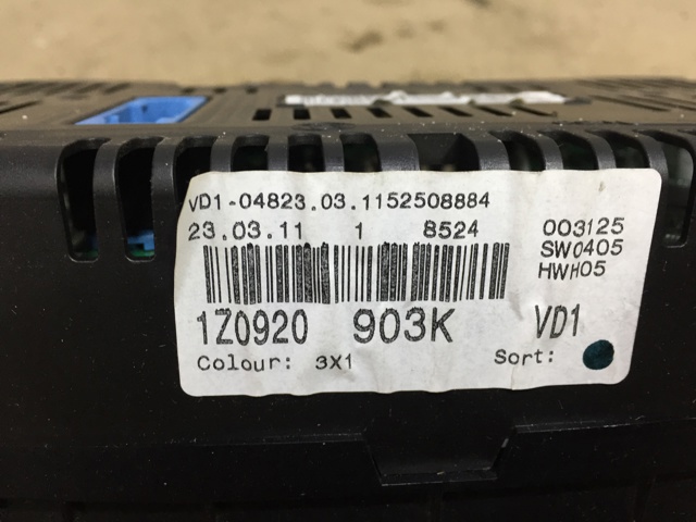 Спідометр 1Z0920903K VAG