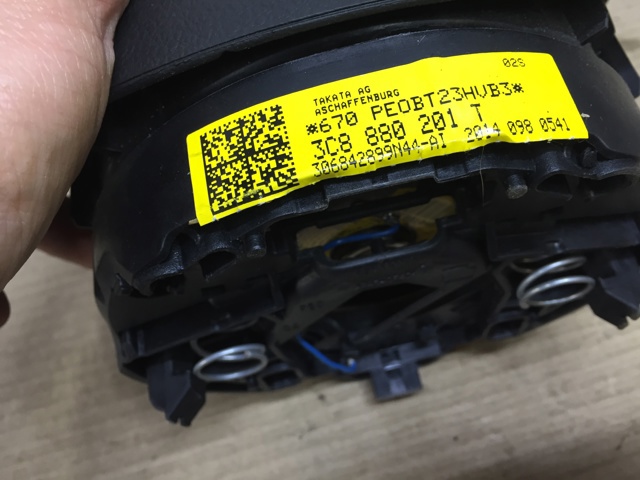 Подушка безпеки, водійська, AIRBAG 3C8880201T VAG