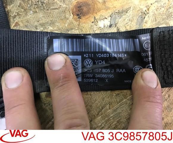 Пасок безпеки задній лівий 3C9857805J VAG