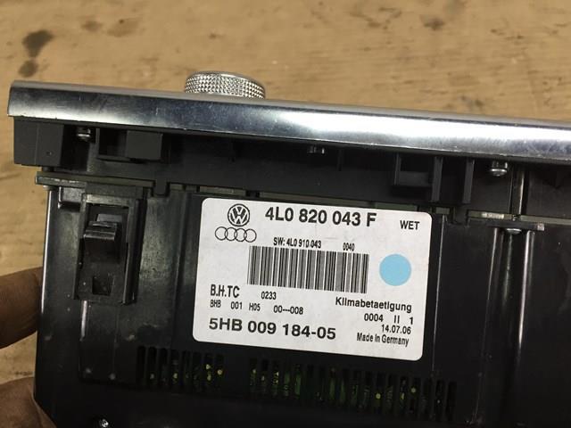 Блок управління пічкою 4L0820043F VAG