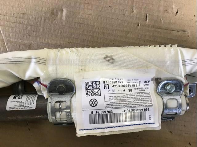 Подушка безпеки, шторка бічна, ліва, AIRBAG 5K6880741B VAG