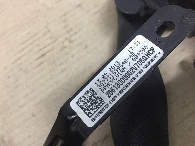 Ремінь безпеки передній лівий 7P0857705GHCP VAG