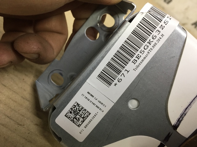 Подушка безпеки пасажира 8T0880204H VAG